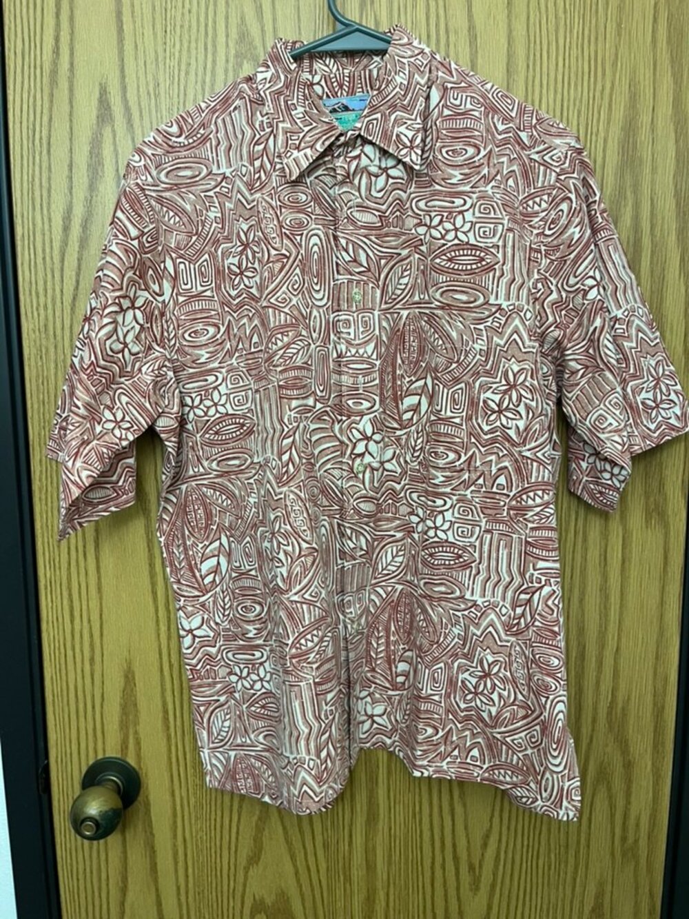 Reyn Spooner Aloha Shirt Button Down Medium